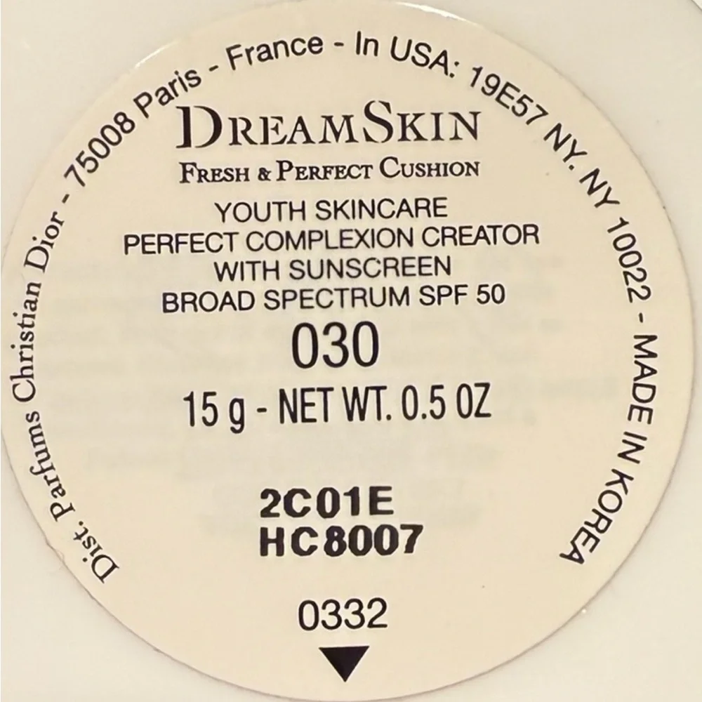 Dior GWP DreamSkin Perfect Complexion Creator